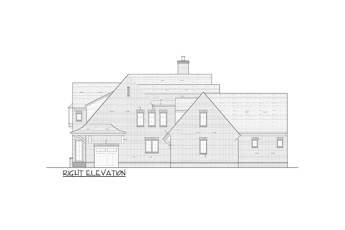 Plan 93179EL: Luxury European Home Plan with Media and Play Rooms Upstairs - Image #5 - European, Southern, Traditional