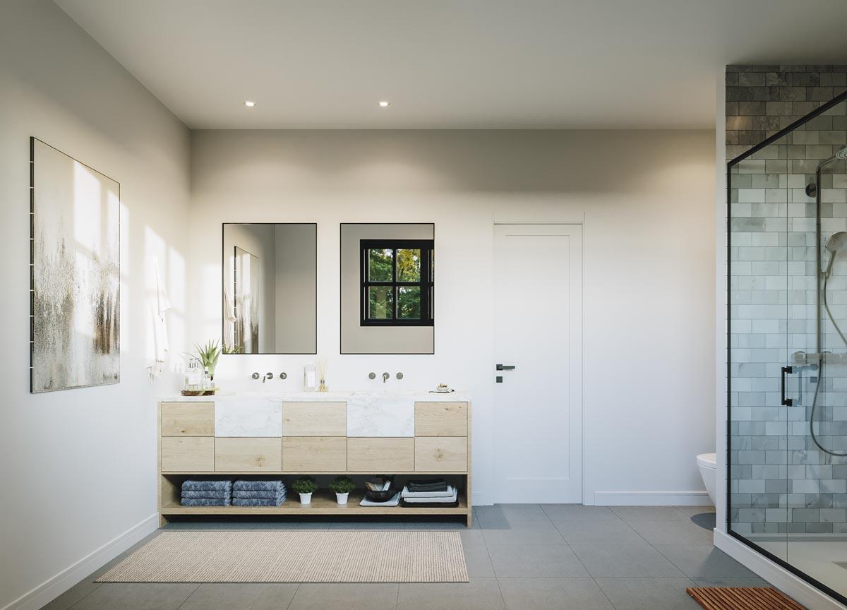 Plan 21013DR: 5-Bedroom Simple Farmhouse Plan with Finished Basement and Large Covered Porches - Image #20 - Cottage, Country, Farmhouse, Modern Farmhouse, New American, Rustic, Traditional