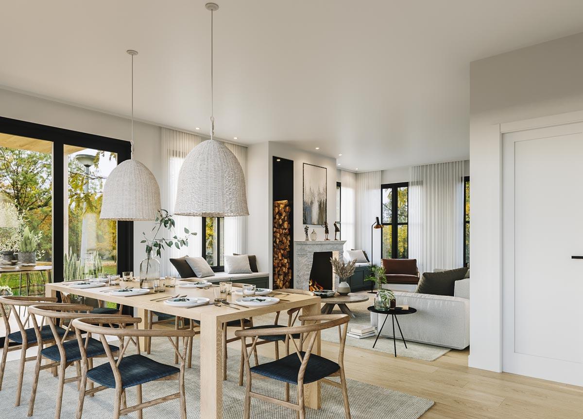 Plan 21013DR: 5-Bedroom Simple Farmhouse Plan with Finished Basement and Large Covered Porches - Image #14 - Cottage, Country, Farmhouse, Modern Farmhouse, New American, Rustic, Traditional