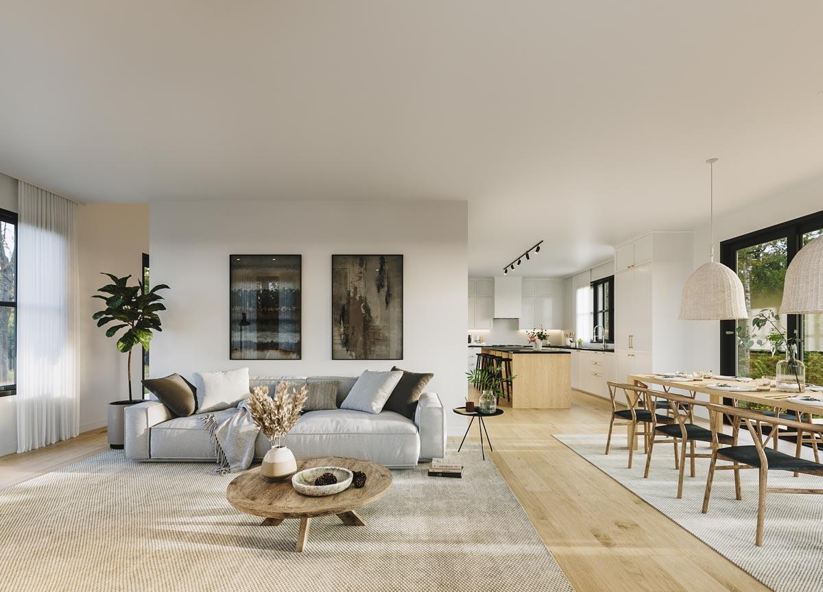 Plan 21013DR: 5-Bedroom Simple Farmhouse Plan with Finished Basement and Large Covered Porches - Image #12 - Cottage, Country, Farmhouse, Modern Farmhouse, New American, Rustic, Traditional