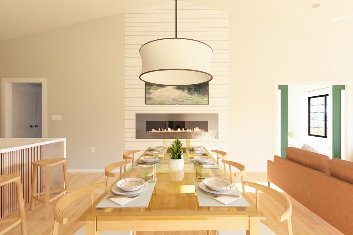 Plan 67701MG: 1360 Square Foot New American House Plan with Flex Bed or Office  - Image #5 - Country, Craftsman, New American, Ranch