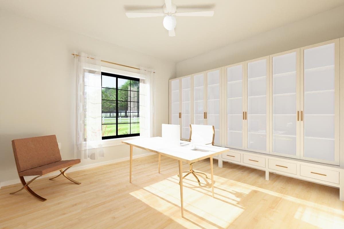 Plan 67701MG: 1360 Square Foot New American House Plan with Flex Bed or Office  - Image #15 - Country, Craftsman, New American, Ranch