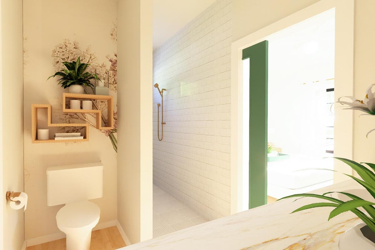 Plan 67701MG: 1360 Square Foot New American House Plan with Flex Bed or Office  - Image #22 - Country, Craftsman, New American, Ranch