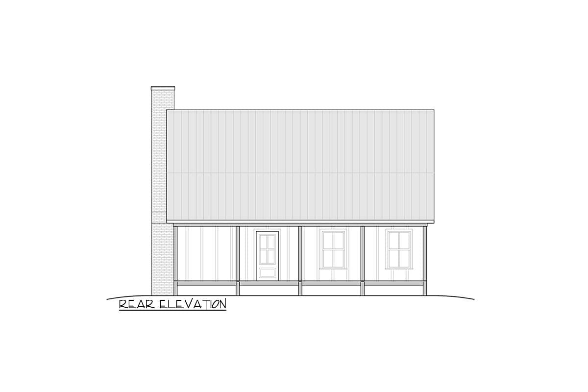 Plan 810019RBT: 1600 Square Foot Country Home Plan with Two Flex Rooms - Image #9 - Cabin, Cottage, Country, Farmhouse, Ranch, Traditional