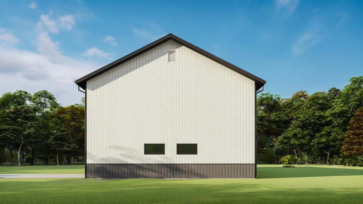 Plan 777044MTL: 4-Bed Barndominium Over 2500 Square Feet with 2-Story Great Room - Image #6 - Barndominium, Country, Craftsman, New American