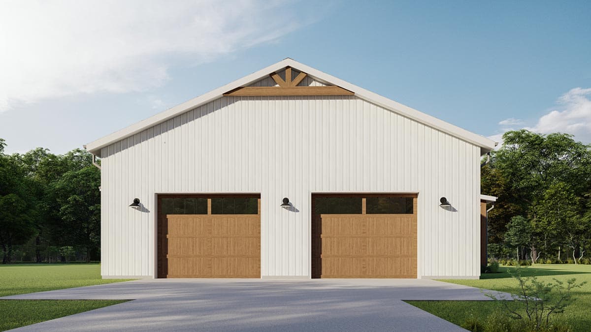 Plan 777048MTL: Farmhouse Ranch Plan with 10 Ft Deep Front Porch and Central Living Space - Image #10 - Barndominium, Country, Craftsman, Farmhouse, Modern Farmhouse, Ranch, Rustic
