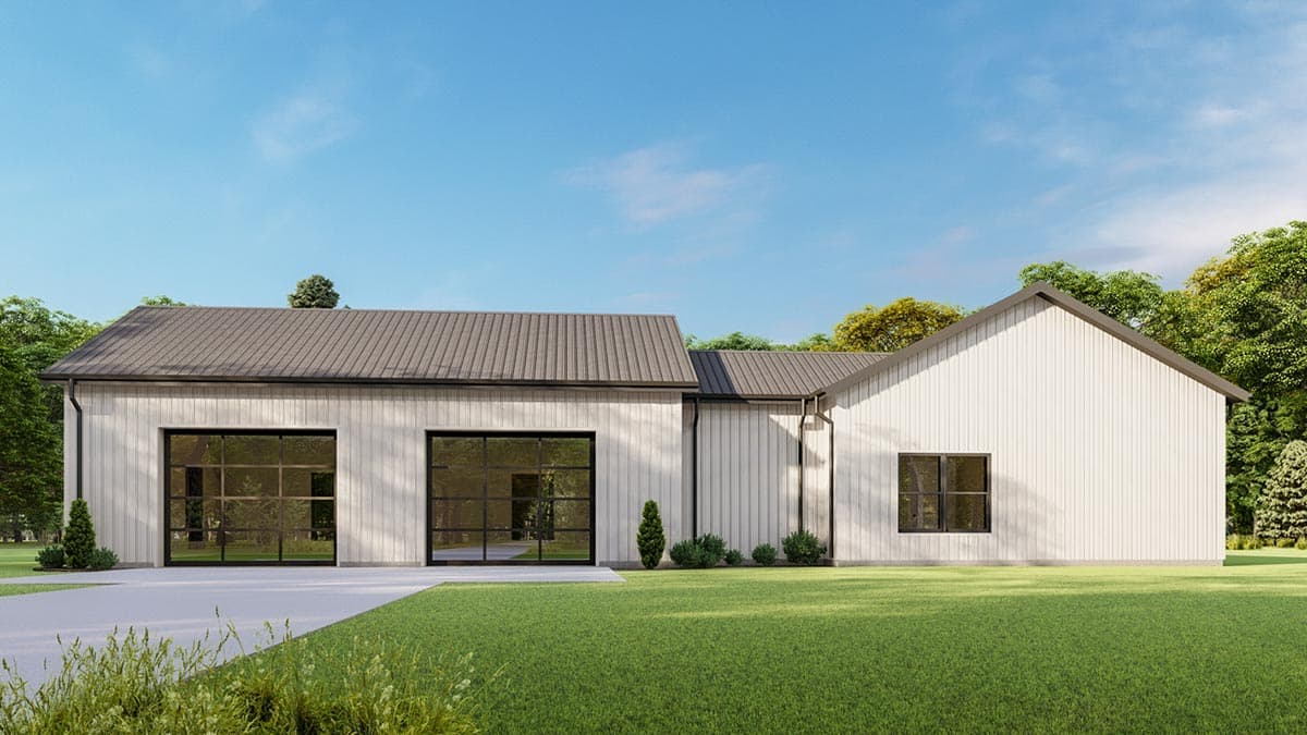 Plan 777050MTL: 3-Bed Metal Ranch Plan with Split Bedroom Layout - Image #7 - Country, Ranch, Rustic