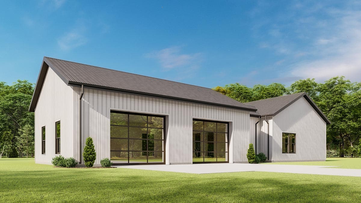 Plan 777050MTL: 3-Bed Metal Ranch Plan with Split Bedroom Layout - Image #8 - Country, Ranch, Rustic