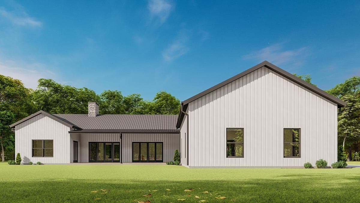 Plan 777050MTL: 3-Bed Metal Ranch Plan with Split Bedroom Layout - Image #9 - Country, Ranch, Rustic