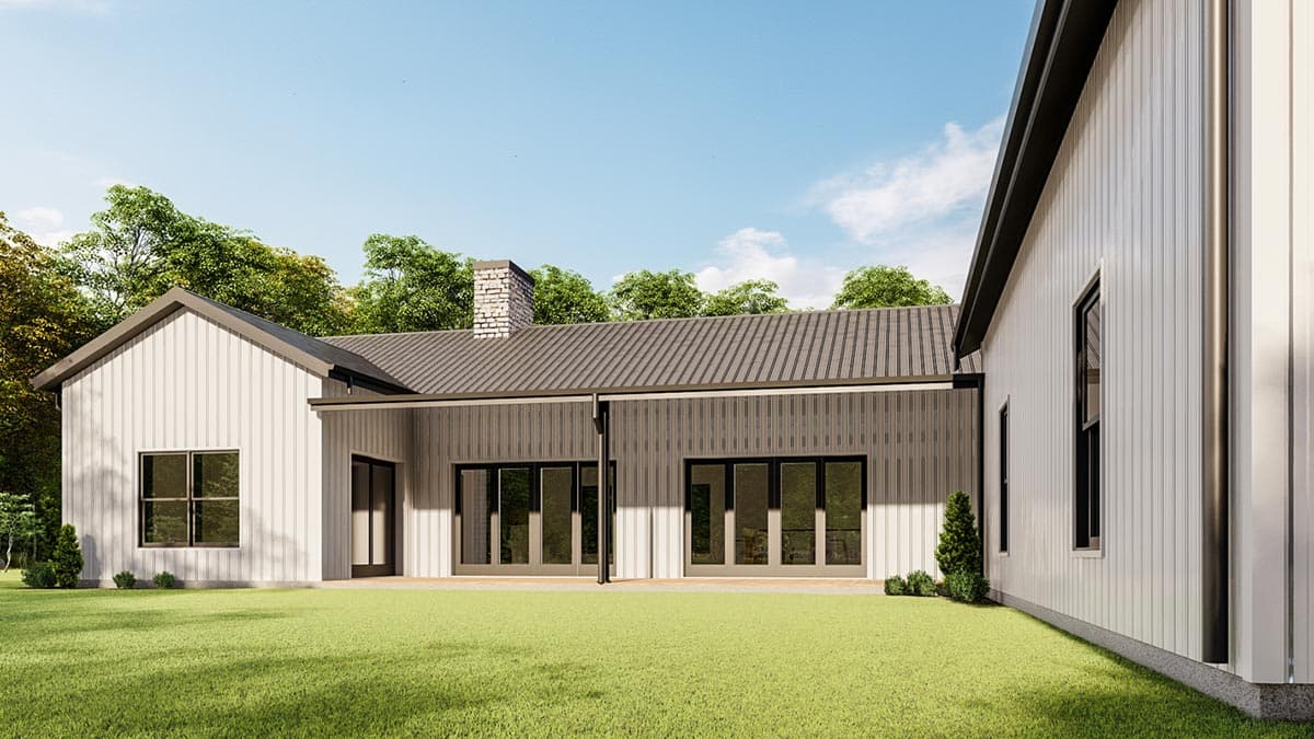 Plan 777050MTL: 3-Bed Metal Ranch Plan with Split Bedroom Layout - Image #10 - Country, Ranch, Rustic