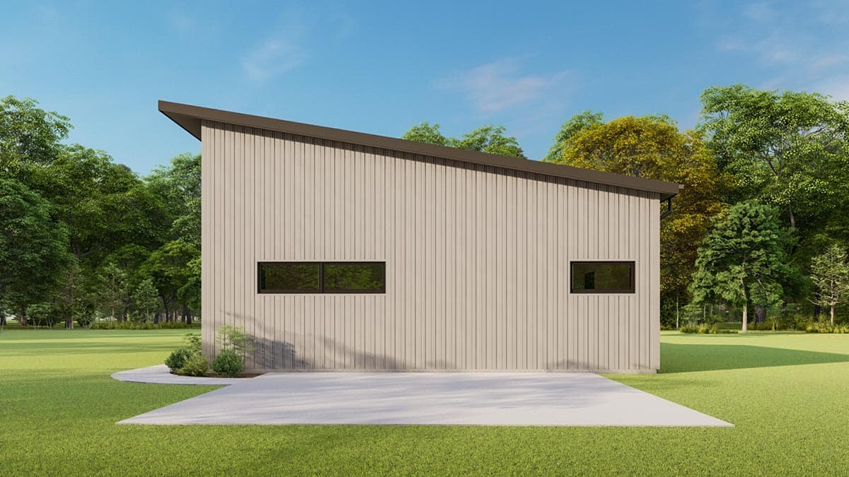 Plan 777054MTL: 1600 Square Foot 2-Bed House Plan with an Industrial Vibe - Image #6 - Contemporary, Country, Craftsman, Ranch, Rustic