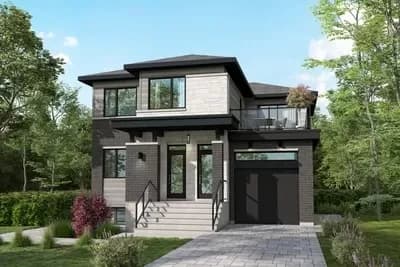 Triplex House Plan with 1419 Square Foot 3 Bed Units