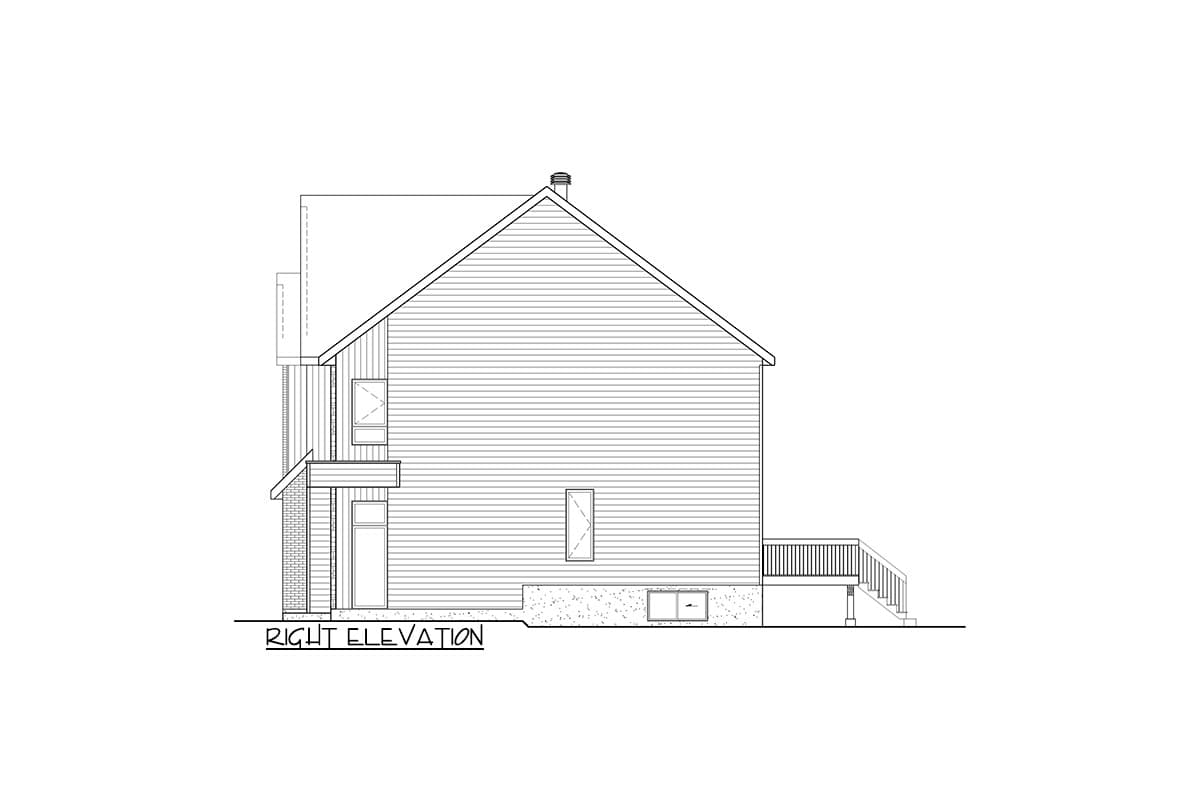 Plan 801122PM: 2-Unit Contemporary Craftsman House Plan that Totals 3,420 Square Feet - Image #4 - Contemporary, Country, Craftsman, New American