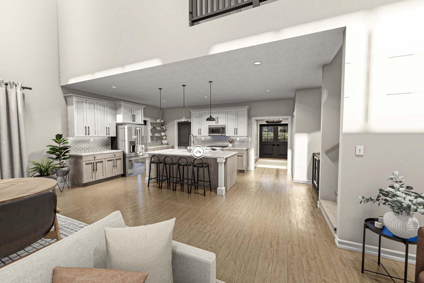 Plan 623233DJ: 2606 Square Foot Barndominium-Style House Plan with Drive-Through Garage - Virtual Tour Cover Image - Barndominium, Country, Modern Farmhouse, Mountain, New American, Rustic