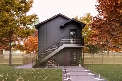 418 Square Foot ADU Garage Apartment