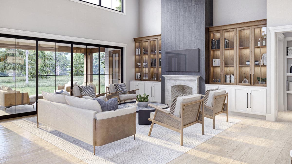 Plan 623234DJ: French Country House Plan Under 5000 Square Feet with Separate Apartment Above Garage - Image #10 - Country, European, French Country, Traditional