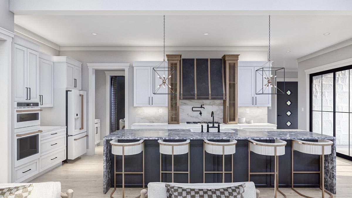 Plan 623234DJ: French Country House Plan Under 5000 Square Feet with Separate Apartment Above Garage - Image #12 - Country, European, French Country, Traditional