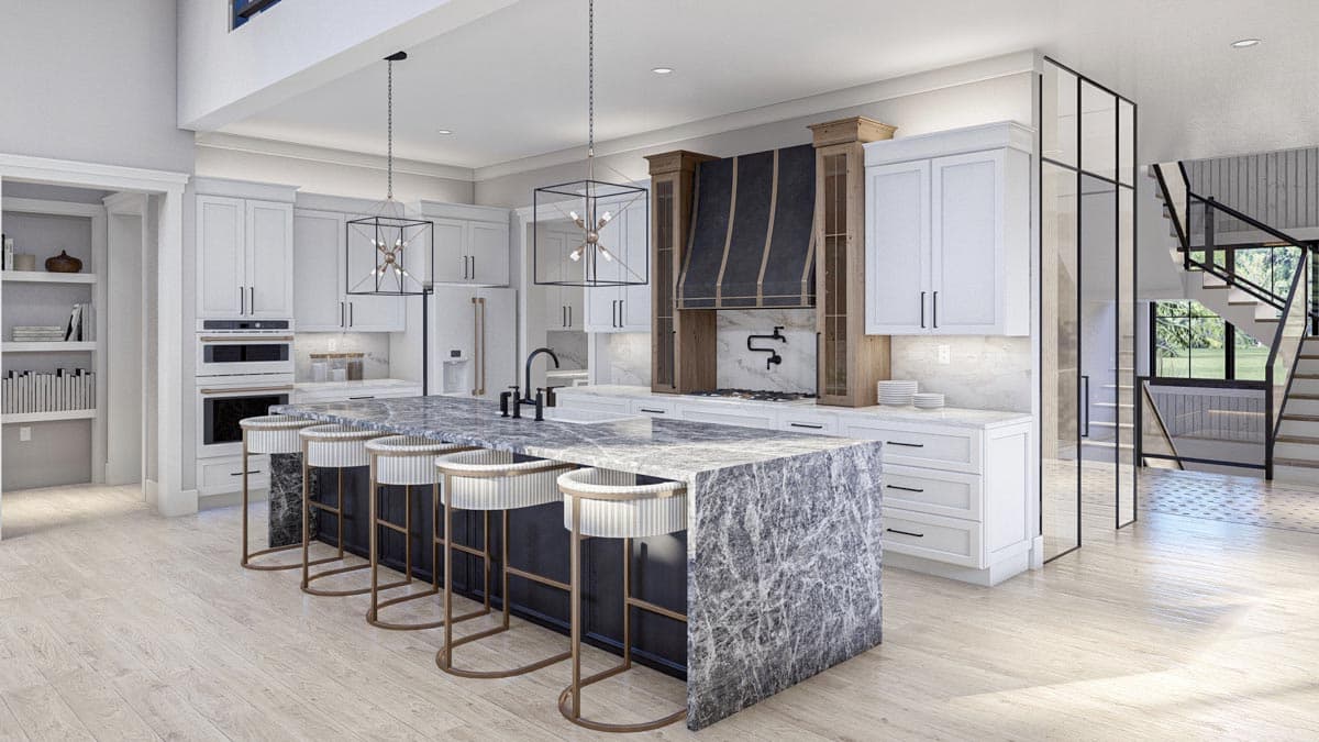 Plan 623234DJ: French Country House Plan Under 5000 Square Feet with Separate Apartment Above Garage - Image #13 - Country, European, French Country, Traditional