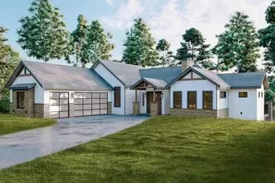 Flexible Rustic Ranch with Finished Basement