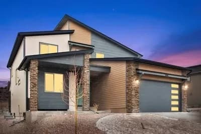 Modern Northwest House Plan with Tandem, 3-Car Garage