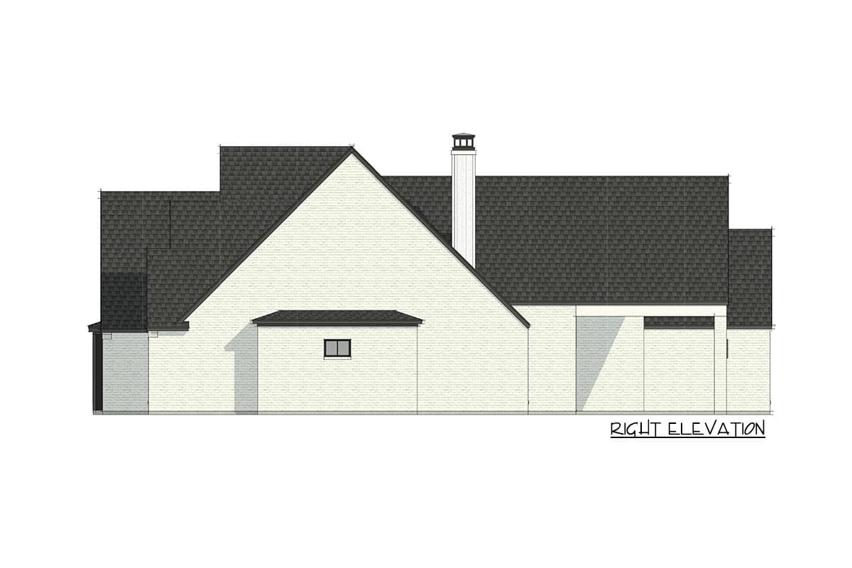 Plan 818056JSS: Transitional Southern Home Plan with Grand Back Porch - Image #8 - French Country, Southern, Traditional, Transitional