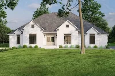 Single-Story Southern Home Plan with Optional Walkout Basement - 2886 Sq Ft