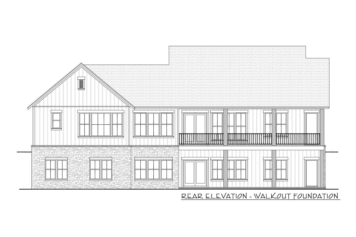 Plan 51935HZ: 3-Bed Rustic Craftsman with Wrap Around Porch - 2195 Sq Ft - Image #5 - Cottage, Country, Craftsman, Hill Country, Modern Farmhouse, Mountain, Ranch, Rustic