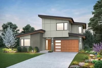 3-Bed Modern House Plan with Home Office and Game Room Upstairs - 2500 Sq Ft