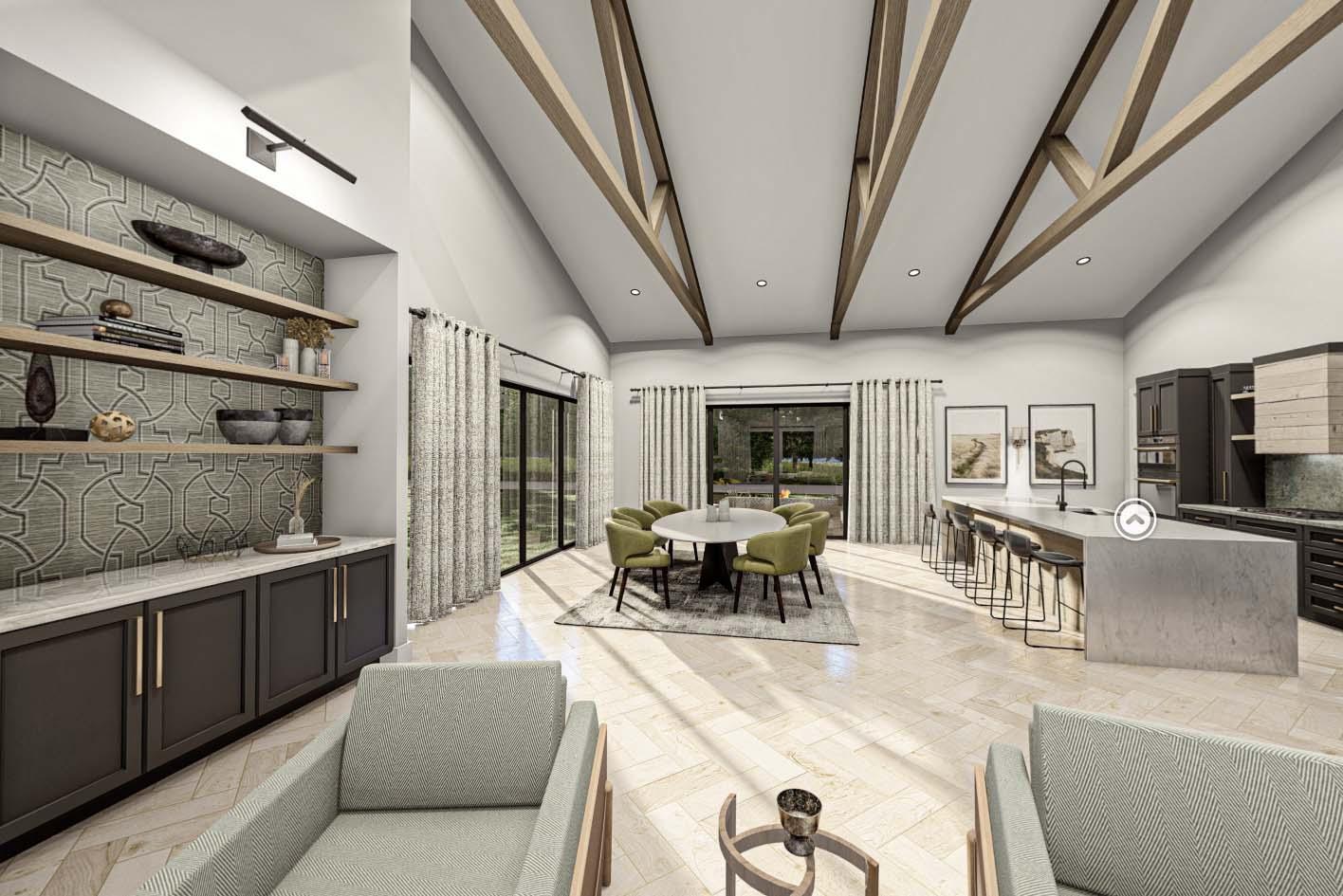 Plan 623236DJ: 3-Bedroom Barndominium-Style House Plan with Home Office - Virtual Tour Cover Image - Barndominium, Country, Craftsman, Rustic