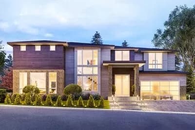 Contemporary Home Plan with 4,016 Square Feet of Living Space