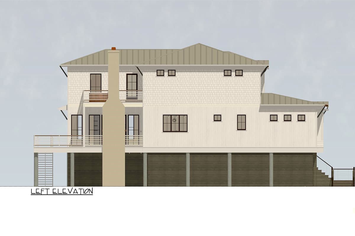 Plan 765049TWN: 3000 Square Foot Beach Home Plan - Image #16 - Beach, Coastal, Coastal Contemporary, Low Country, New Orleans, Shingle