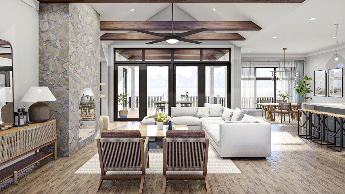Plan 623237DJ: Modern Craftsman House Plan with Hidden Pantry - Image #10 - Country, Craftsman, New American, Traditional