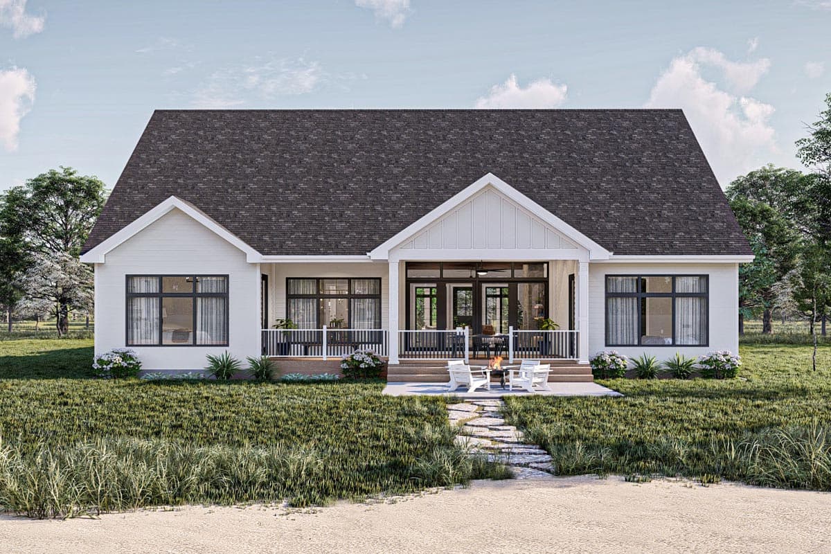 Plan 623237DJ: Modern Craftsman House Plan with Hidden Pantry - Image #17 - Country, Craftsman, New American, Traditional