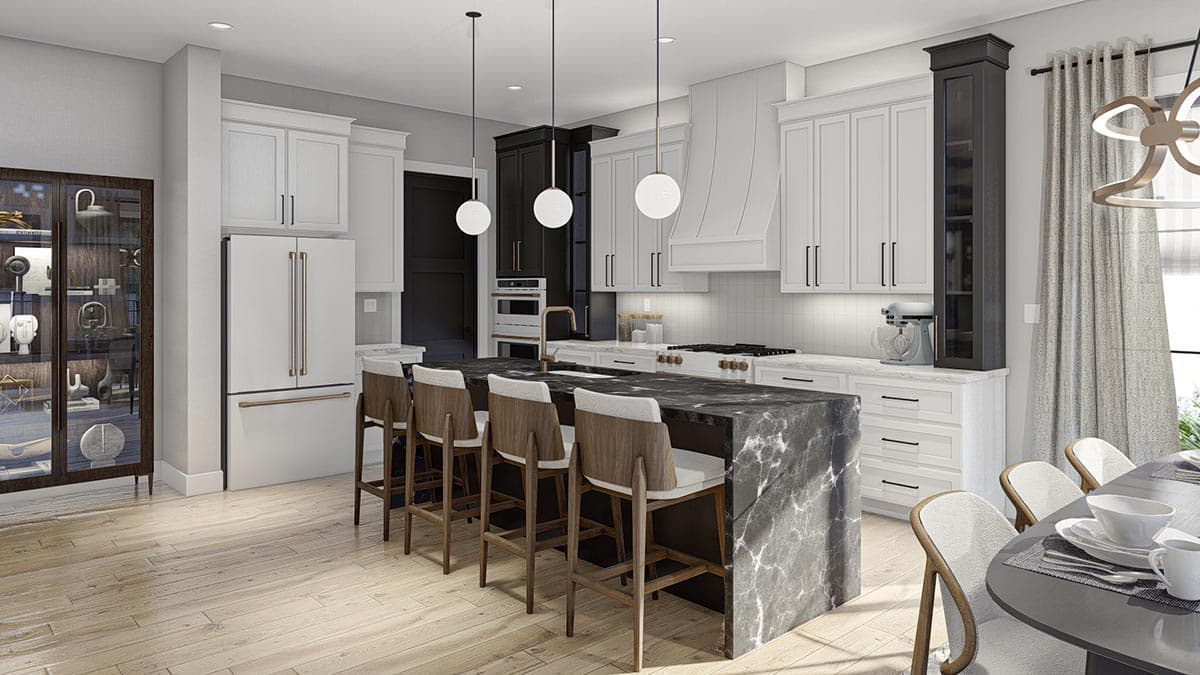 Plan 623238DJ: 2-Bedroom Transitional House Plan with a 2-Car Garage and RV Bay - Image #14 - European, Florida-Style, Mediterranean, Spanish, Transitional