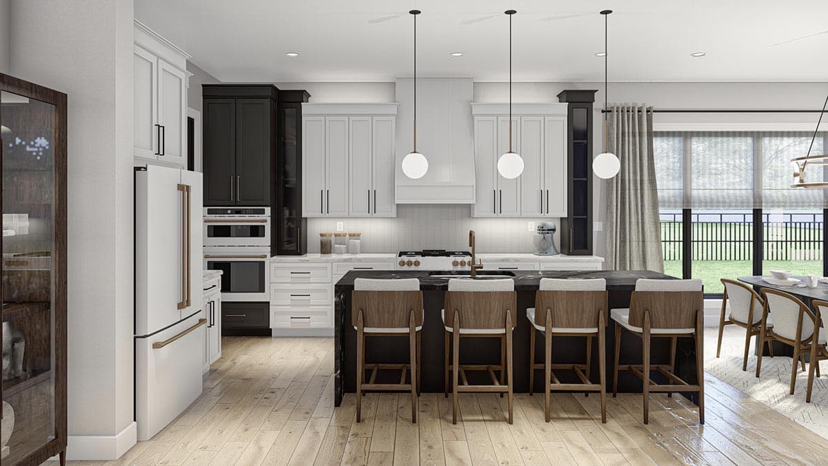 Plan 623238DJ: 2-Bedroom Transitional House Plan with a 2-Car Garage and RV Bay - Image #15 - European, Florida-Style, Mediterranean, Spanish, Transitional