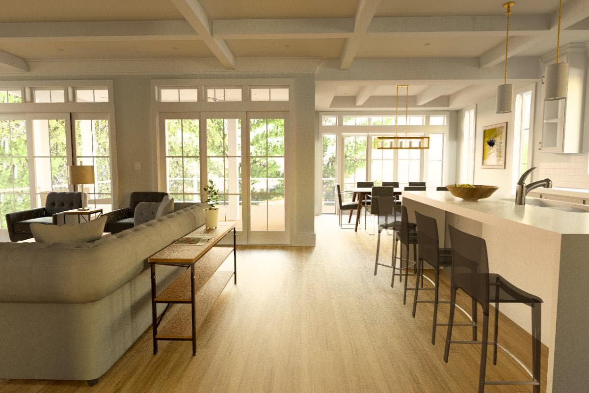 Plan 765050TWN: Coastal Contemporary House Plan Under 2800 Square Feet with Elevator - Image #13 - Beach, Coastal, Coastal Contemporary, Low Country, Vacation