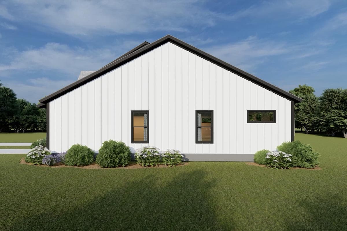 Plan 100305GHR: Modern Farmhouse Duplex House Plan with Matching 1046 Square Foot 3-Bed Units - Image #6 - Country, Farmhouse, Modern Farmhouse, Southern