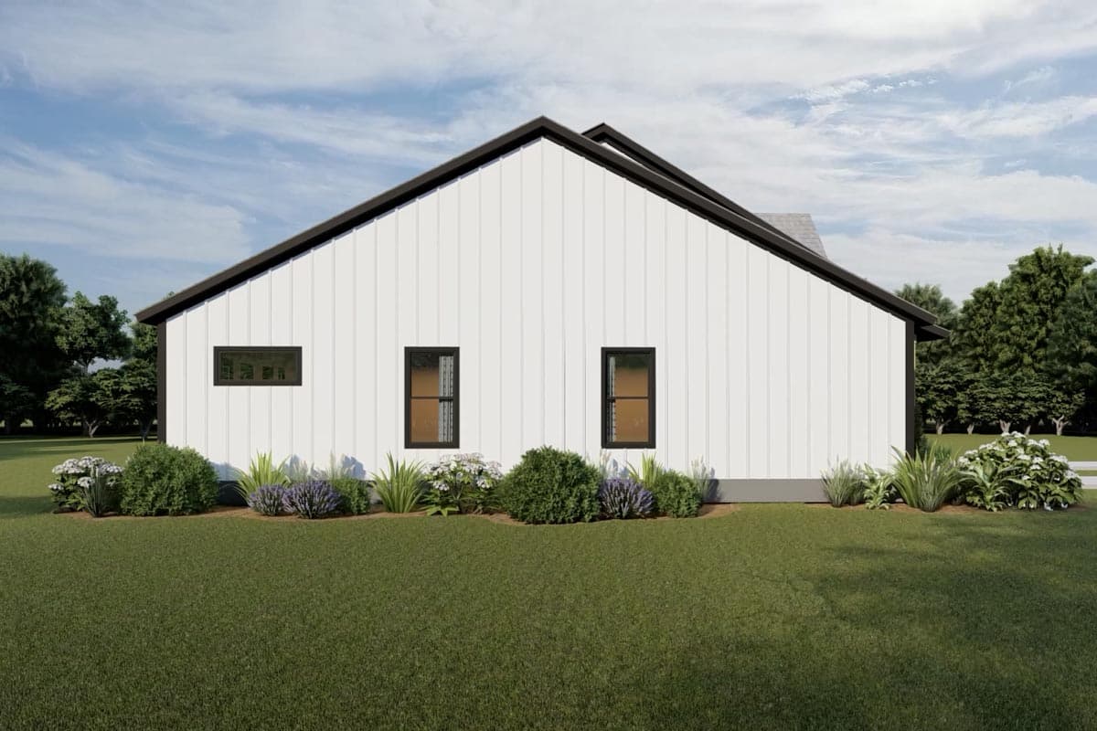 Plan 100305GHR: Modern Farmhouse Duplex House Plan with Matching 1046 Square Foot 3-Bed Units - Image #8 - Country, Farmhouse, Modern Farmhouse, Southern