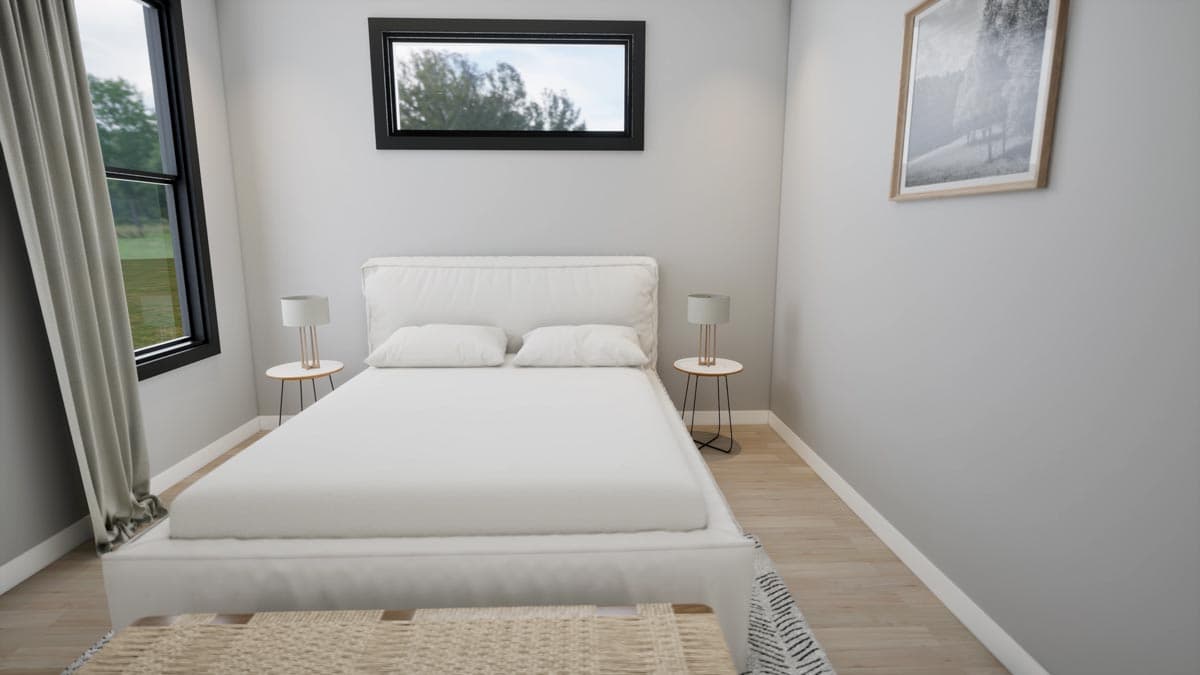 Plan 100305GHR: Modern Farmhouse Duplex House Plan with Matching 1046 Square Foot 3-Bed Units - Image #16 - Country, Farmhouse, Modern Farmhouse, Southern