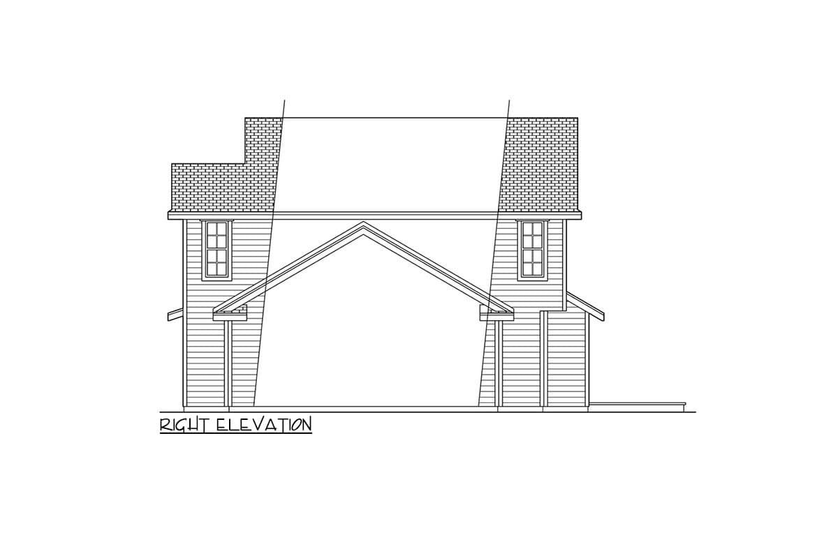 Plan 72388DA: Modern Farmhouse Plan with Vaulted Living Room and Bedrooms Upstairs - Image #4 - Country, Farmhouse, Modern Farmhouse, New American, Traditional