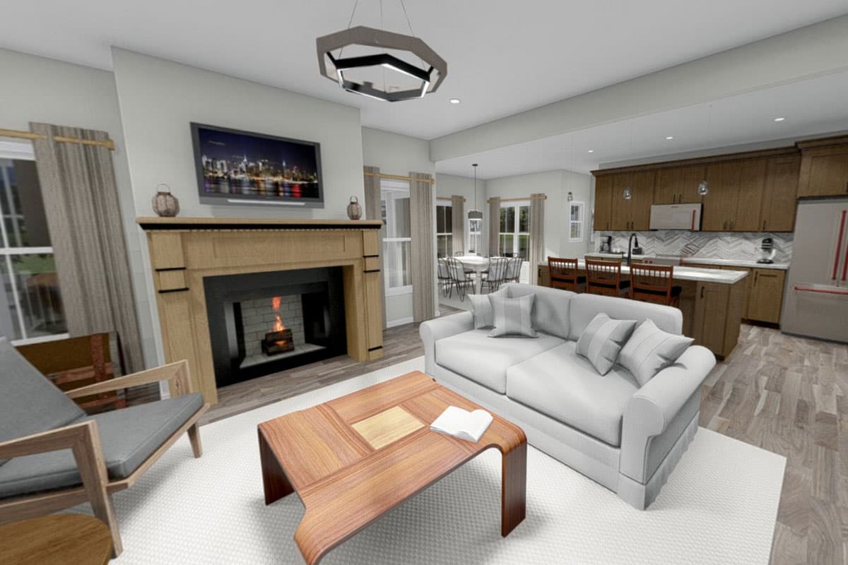 Plan 83638CRW: 2-Story Modern Farmhouse Plan with Flex Room and First-floor Main Bedroom - Virtual Tour Cover Image - Country, Craftsman, Farmhouse, Modern Farmhouse, New American