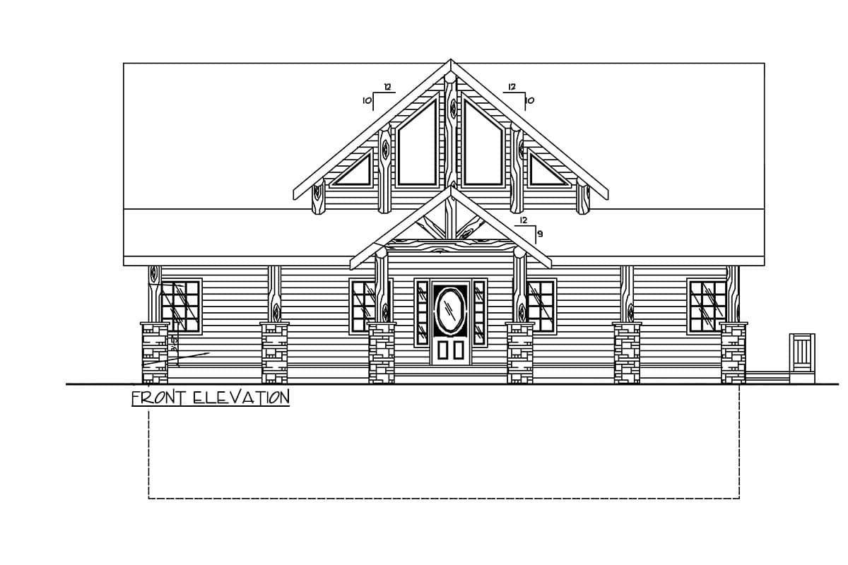 Plan 35108GH: Mountain Home Plan with 3 Bedrooms with Open Concept Layout - 2281 Sq Ft - Image #27 - Mountain, Northwest, Rustic, Vacation