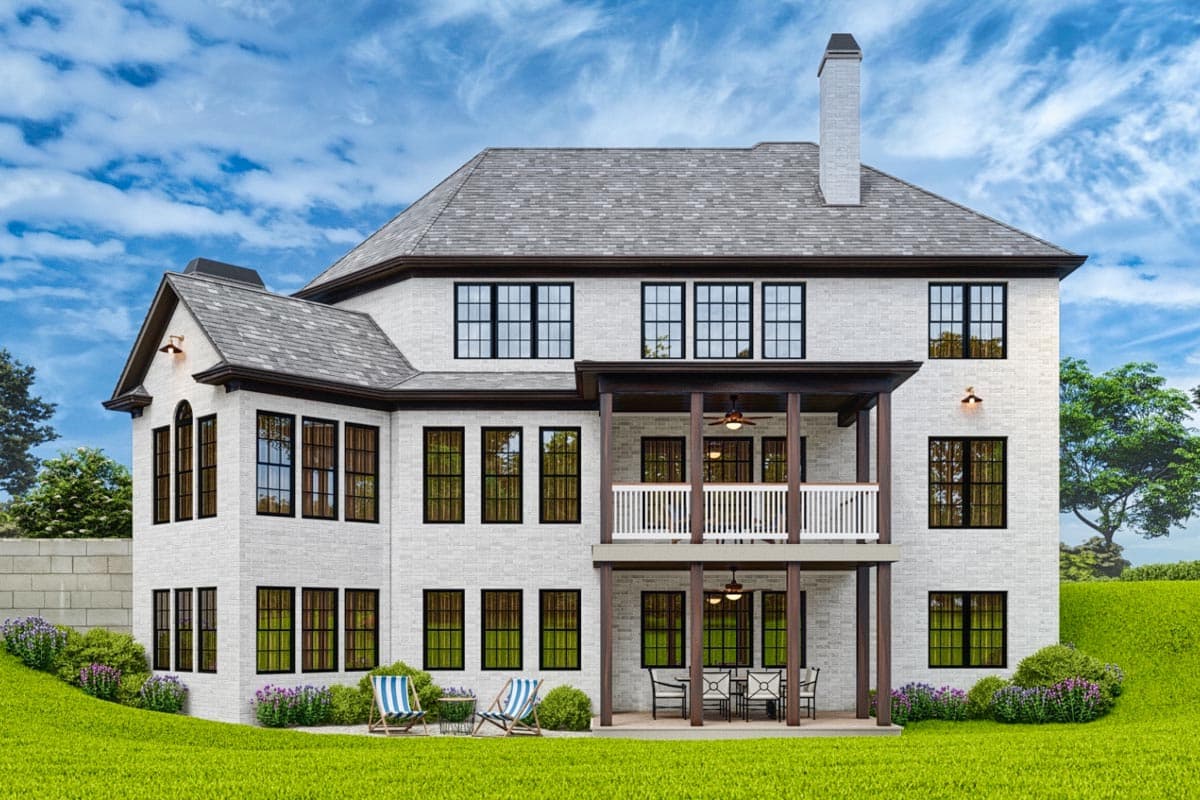 Plan 25806GE: 5-Bed House Plan with Angled Keeping Room and Formal and Informal Dining - 3547 Sq Ft - Image #5 - Country, European, Mountain, New American, Traditional