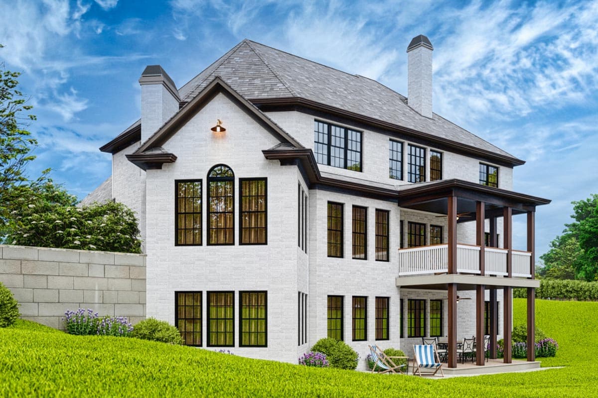 Plan 25806GE: 5-Bed House Plan with Angled Keeping Room and Formal and Informal Dining - 3547 Sq Ft - Image #6 - Country, European, Mountain, New American, Traditional