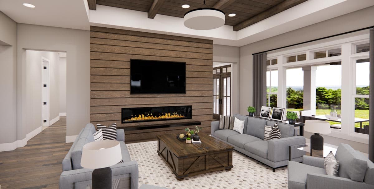 Plan 14747RK: 2000 Sq. Ft. Modern Farmhouse Plan with 3-Bedrooms on One Level - Image #8 - Country, Craftsman, Modern Farmhouse, New American, Ranch