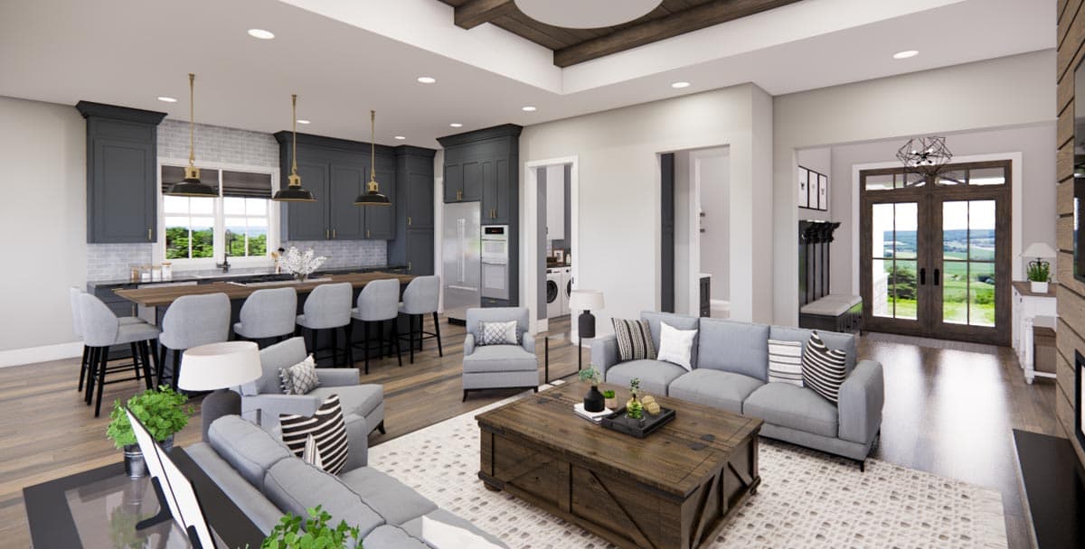 Plan 14747RK: 2000 Sq. Ft. Modern Farmhouse Plan with 3-Bedrooms on One Level - Image #11 - Country, Craftsman, Modern Farmhouse, New American, Ranch