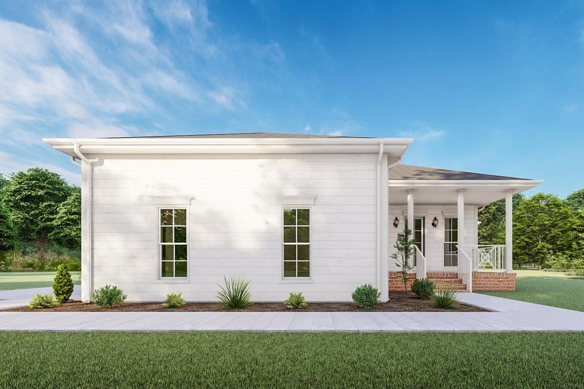 Plan 777056MTL: Southern Traditional House Plan with Stacked Front Porches and Rear Garage - Image #9 - Colonial, Country, New Orleans, Southern, Southern Traditional
