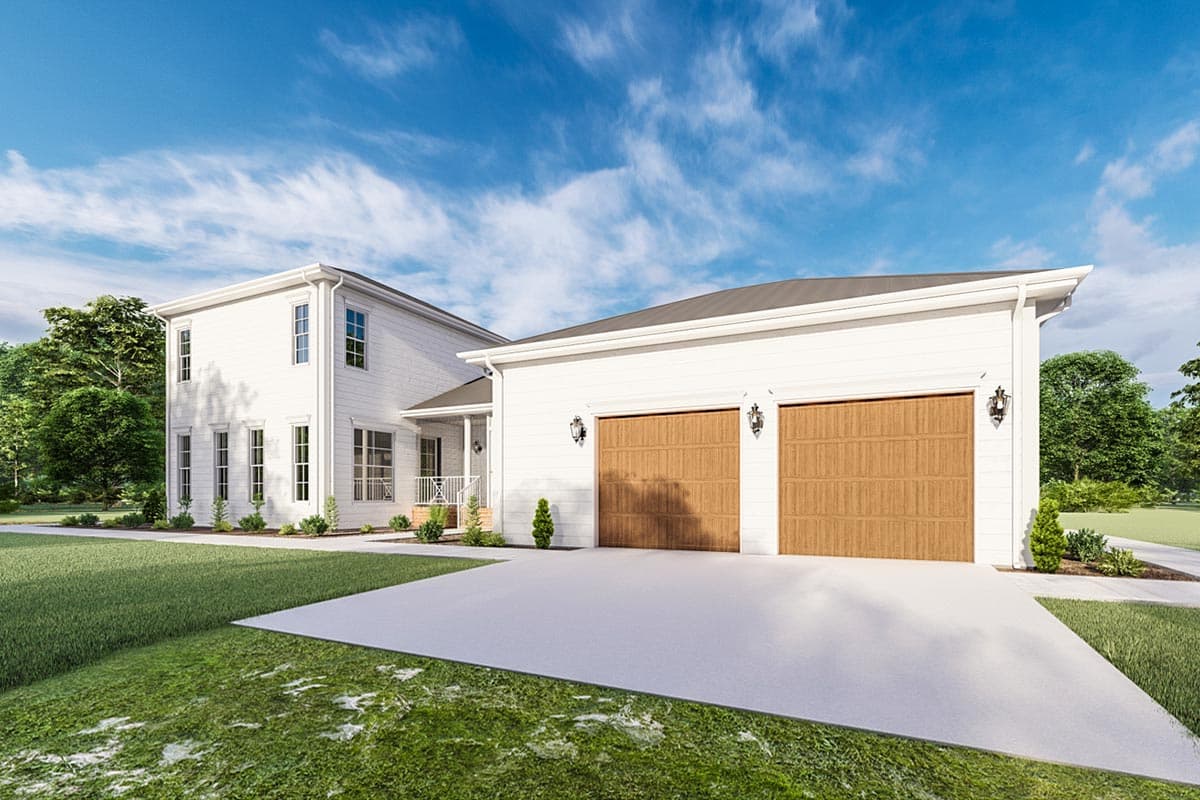 Plan 777056MTL: Southern Traditional House Plan with Stacked Front Porches and Rear Garage - Image #11 - Colonial, Country, New Orleans, Southern, Southern Traditional