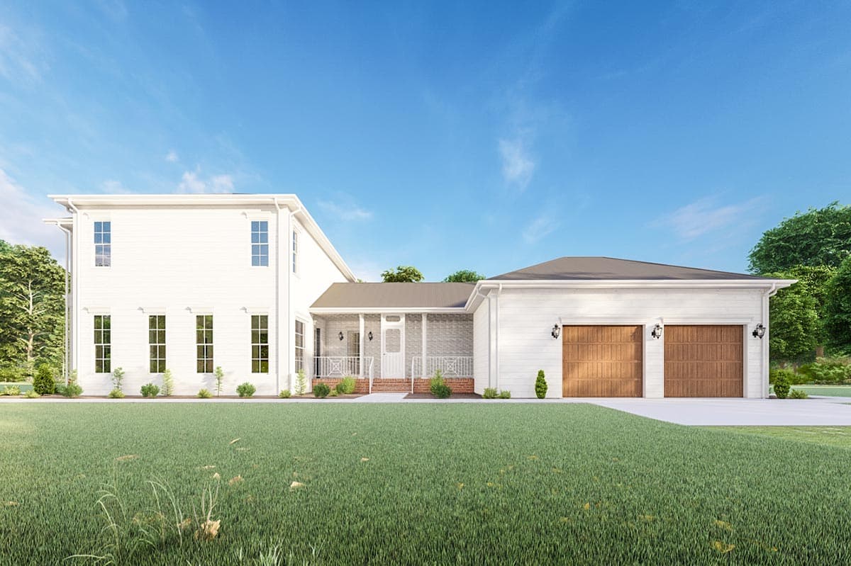 Plan 777056MTL: Southern Traditional House Plan with Stacked Front Porches and Rear Garage - Image #12 - Colonial, Country, New Orleans, Southern, Southern Traditional