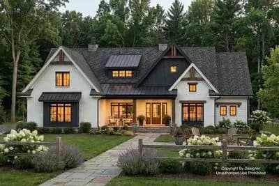 Modern Farmhouse House Plan - 2425 Sq Ft - Architectural Designs